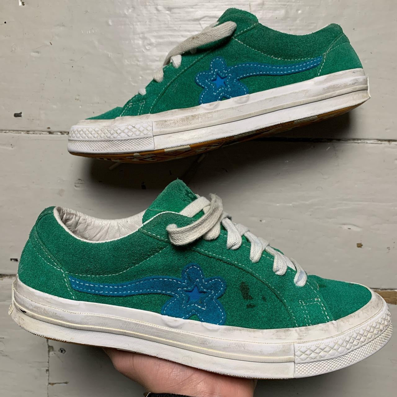 Converse GOLF Le Fleur Trainers Green (UK 7)