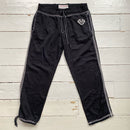 True Religion Big Tri Contrast Stitch Black Tracksuit (XL Both)