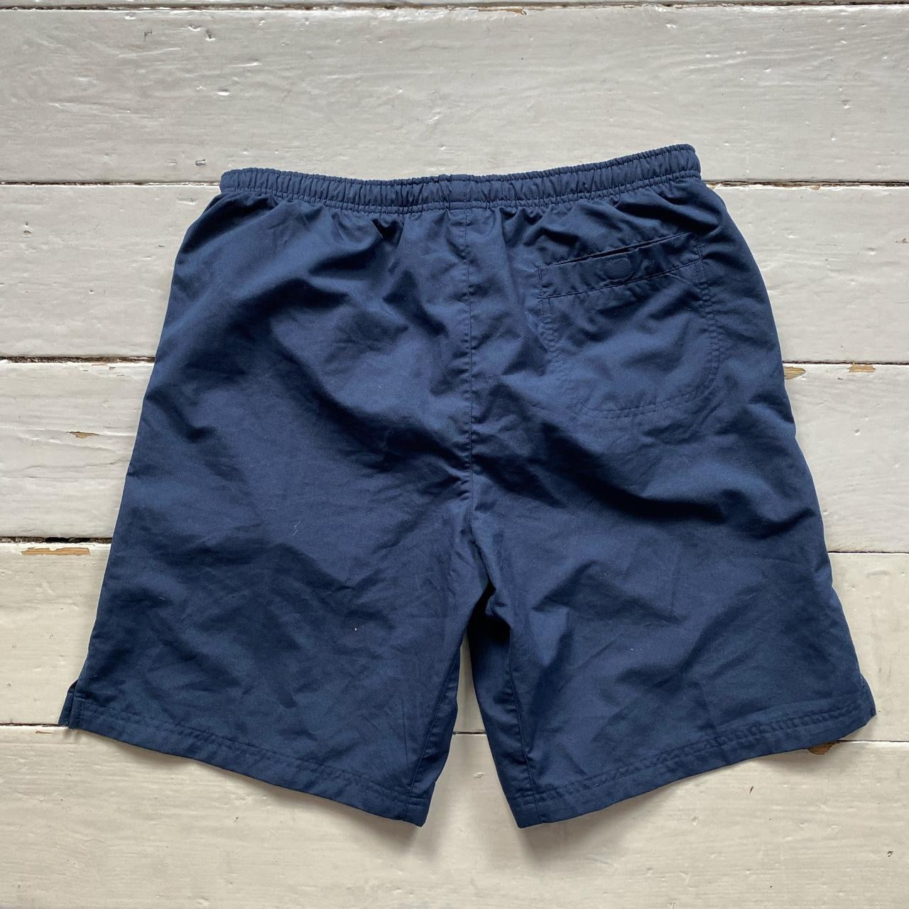 Nike Vintage Swoosh Navy Shorts (Large)