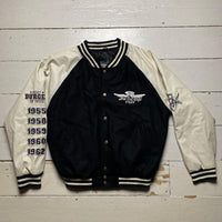 Steve and Barrys Hot Rod Leather and Wool Varsity Jacket (Medium)
