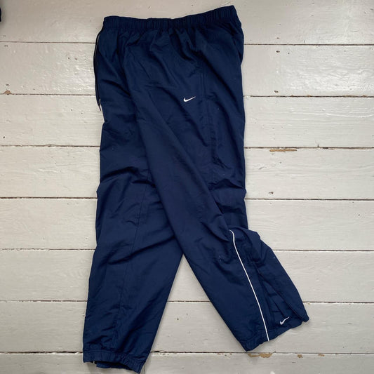 Nike Vintage Swoosh Navy Shell Bottoms (XL)