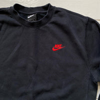 Nike Swoosh Black Jumper (XS)