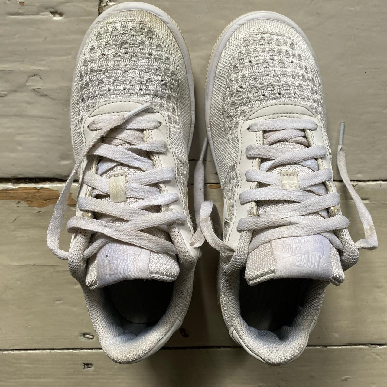 Nike Air Force 1 Flyknit White (UK 5)