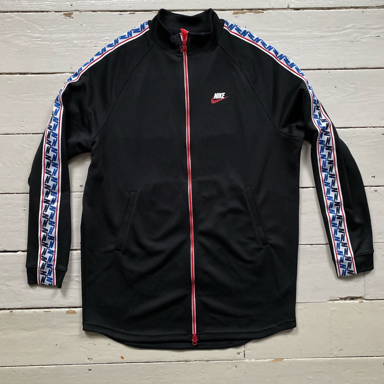 Nike Tape Repeat Logo Swoosh Jacket (Large)