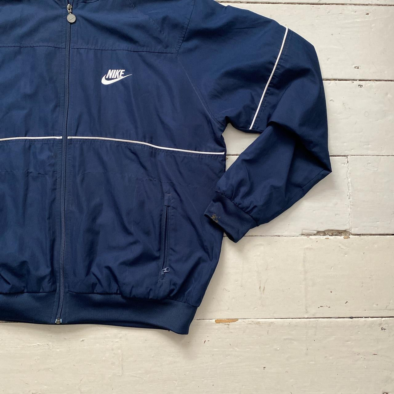 Nike Swoosh Navy Windbreaker (XL)