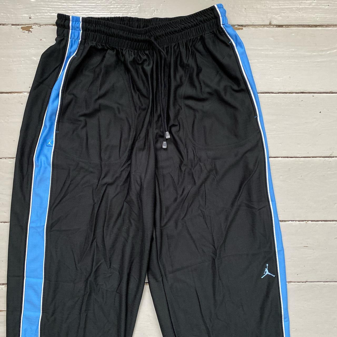 Jordan Vintage Black and Blue Joggers (XXL)