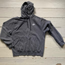 Nike Swoosh Grey Hoodie (Medium)