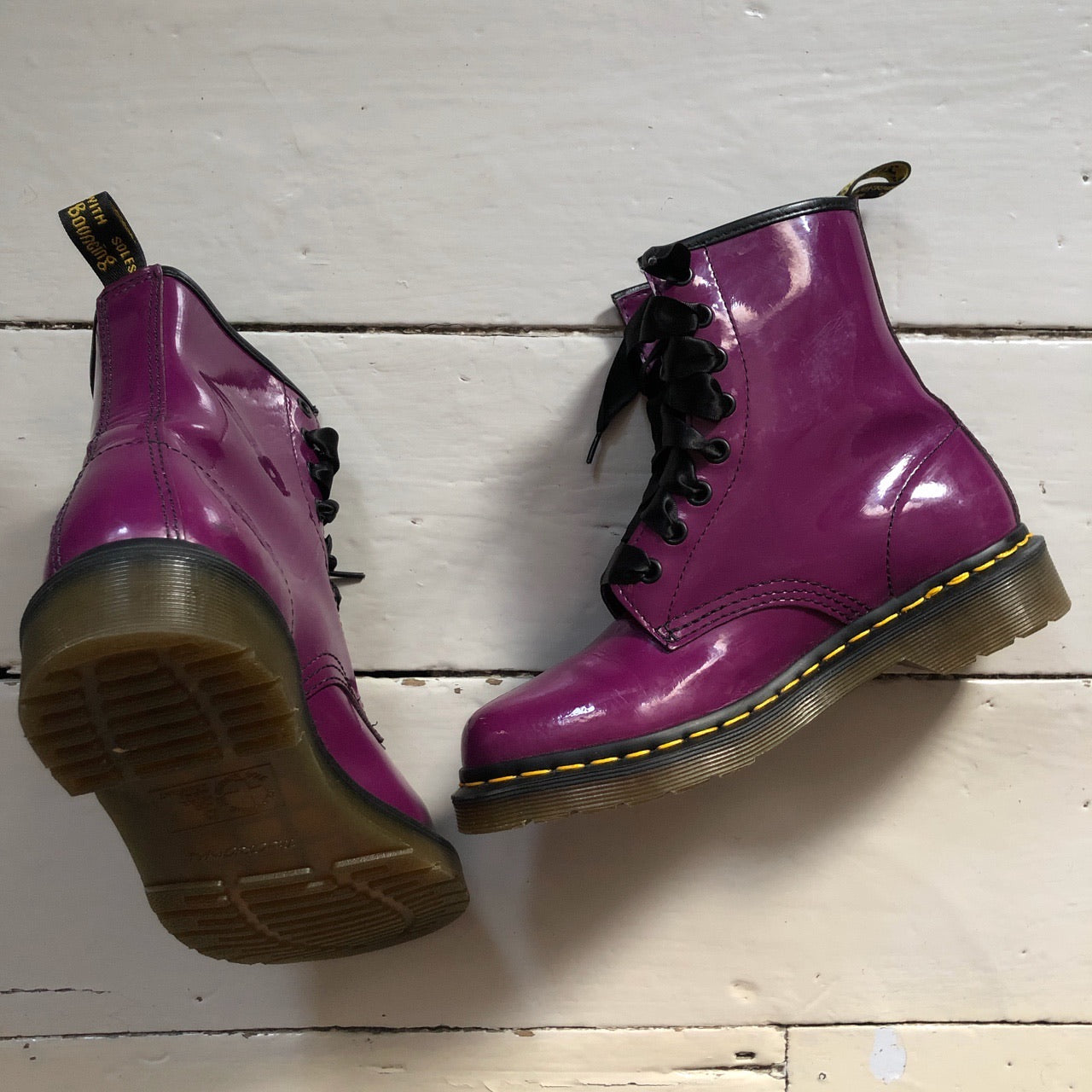 Dr Martens Purple Patent Boots (UK 5)