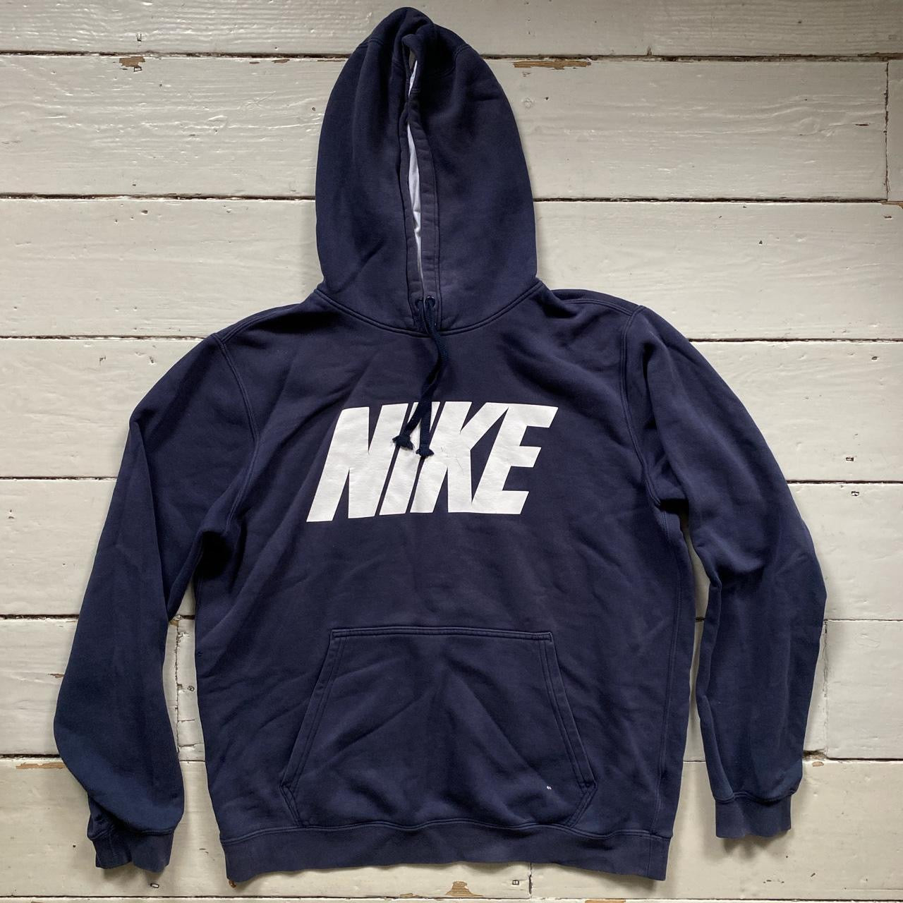 Nike Club Navy Hoodie (Large)