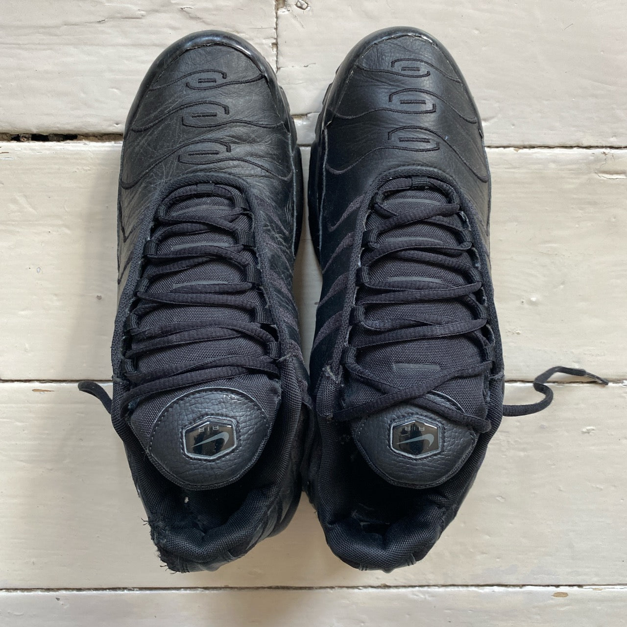 Nike TN Air Max Plus Black Leather (UK 11)