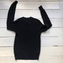 All Saints Cotton Crewneck Zip Jumper (XS)