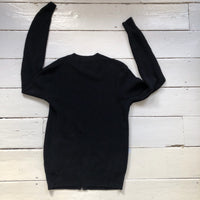 All Saints Cotton Crewneck Zip Jumper (XS)