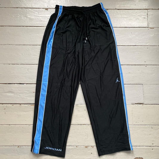 Jordan Vintage Black and Blue Joggers (XXL)