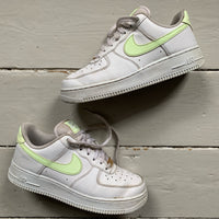 Nike Air Force 1 Neon Yellow Swoosh (UK 5)