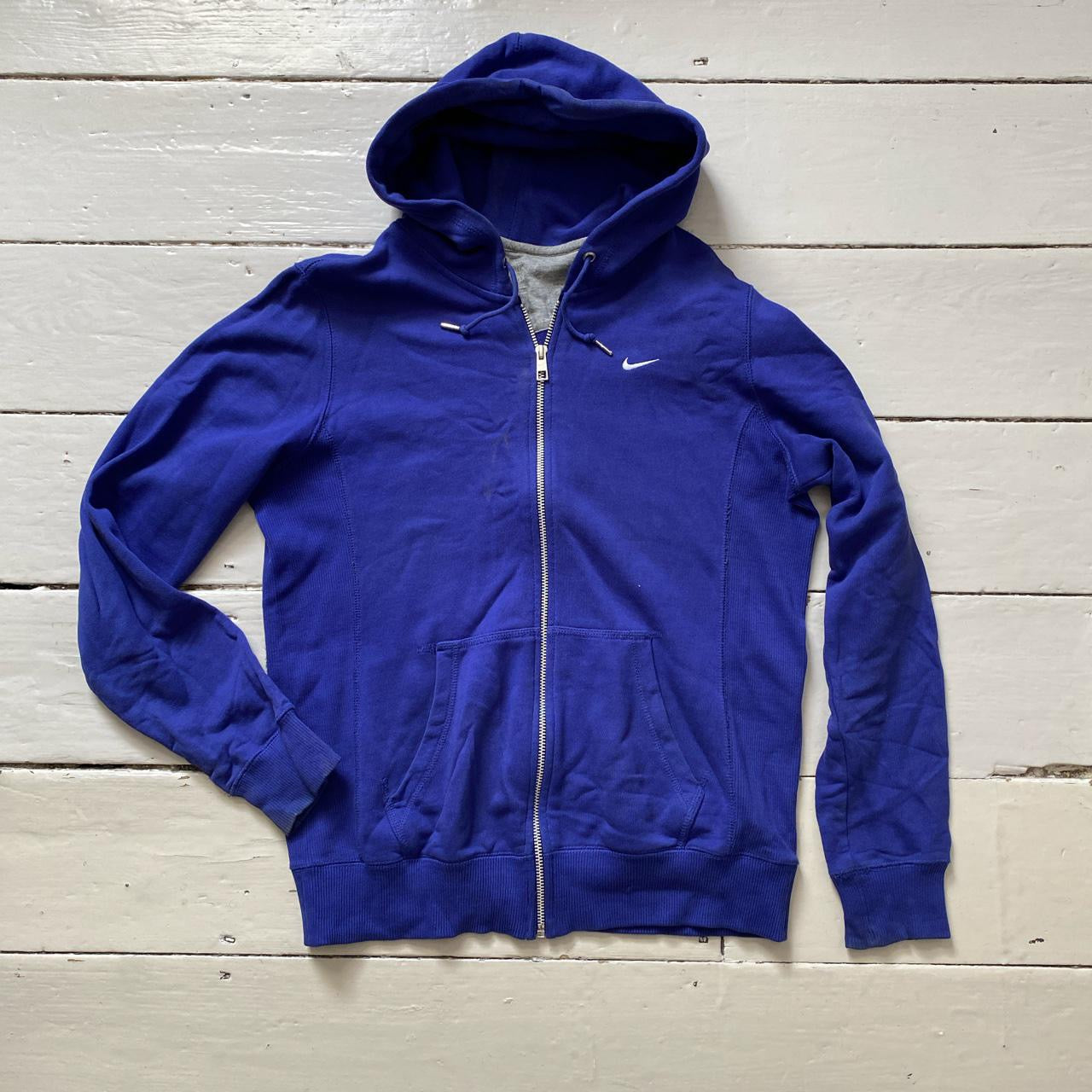 Nike Swoosh Blue/Purple Hoodie (Large)