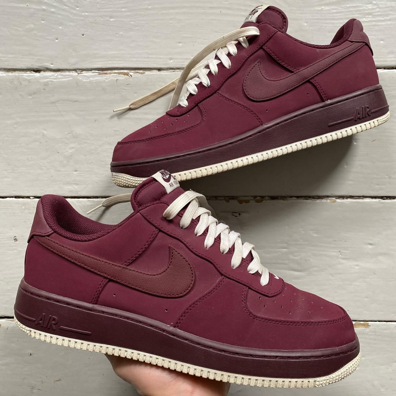 Nike Air Force 1 Burgundy Suede (UK 11)