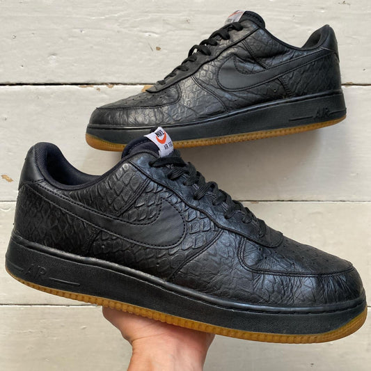 Nike Air Force 1 Black Gum Sole (UK 12)