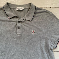 Moncler Grey Polo Grey (Large)