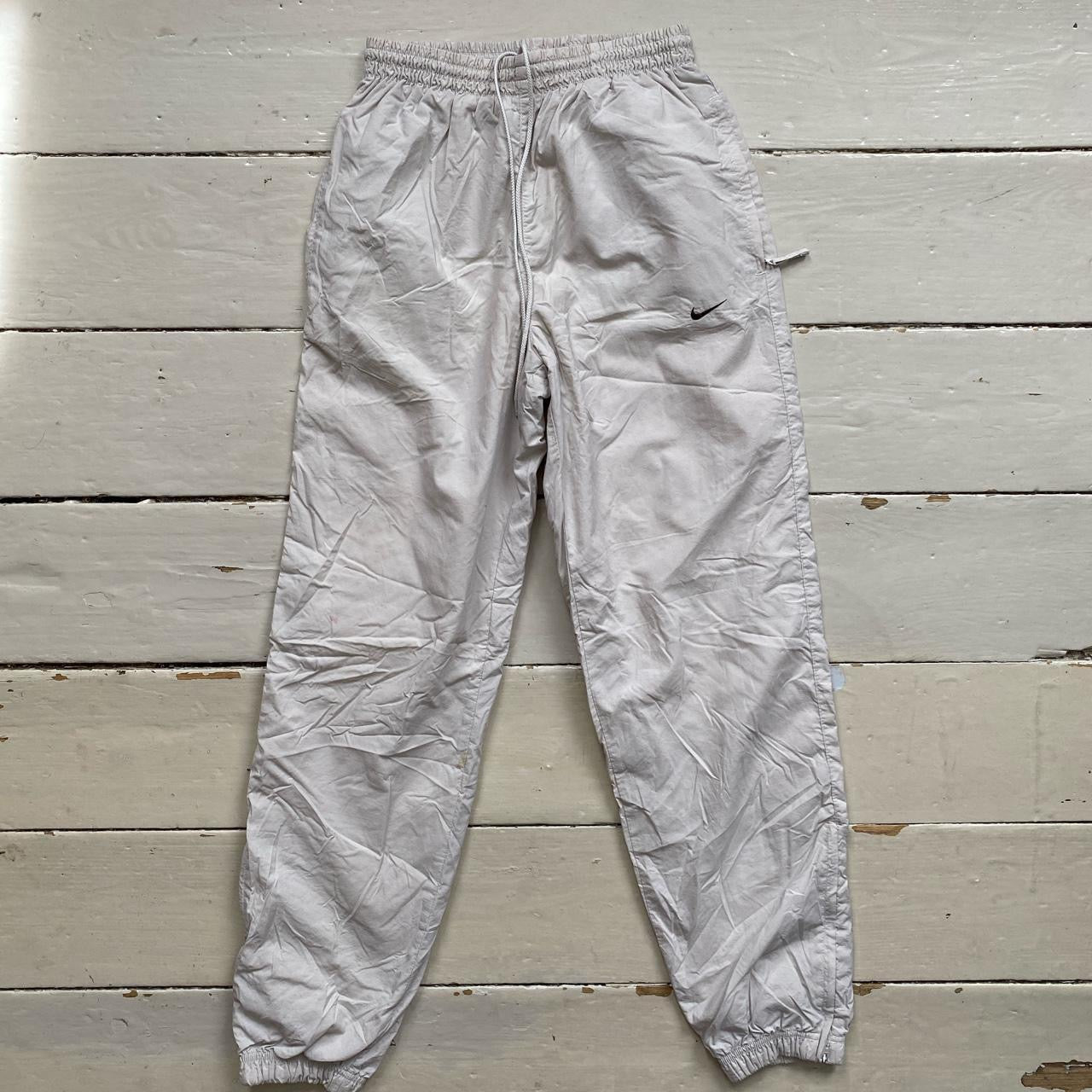 Nike Cream and Brown Vintage Shell Bottoms (XS)