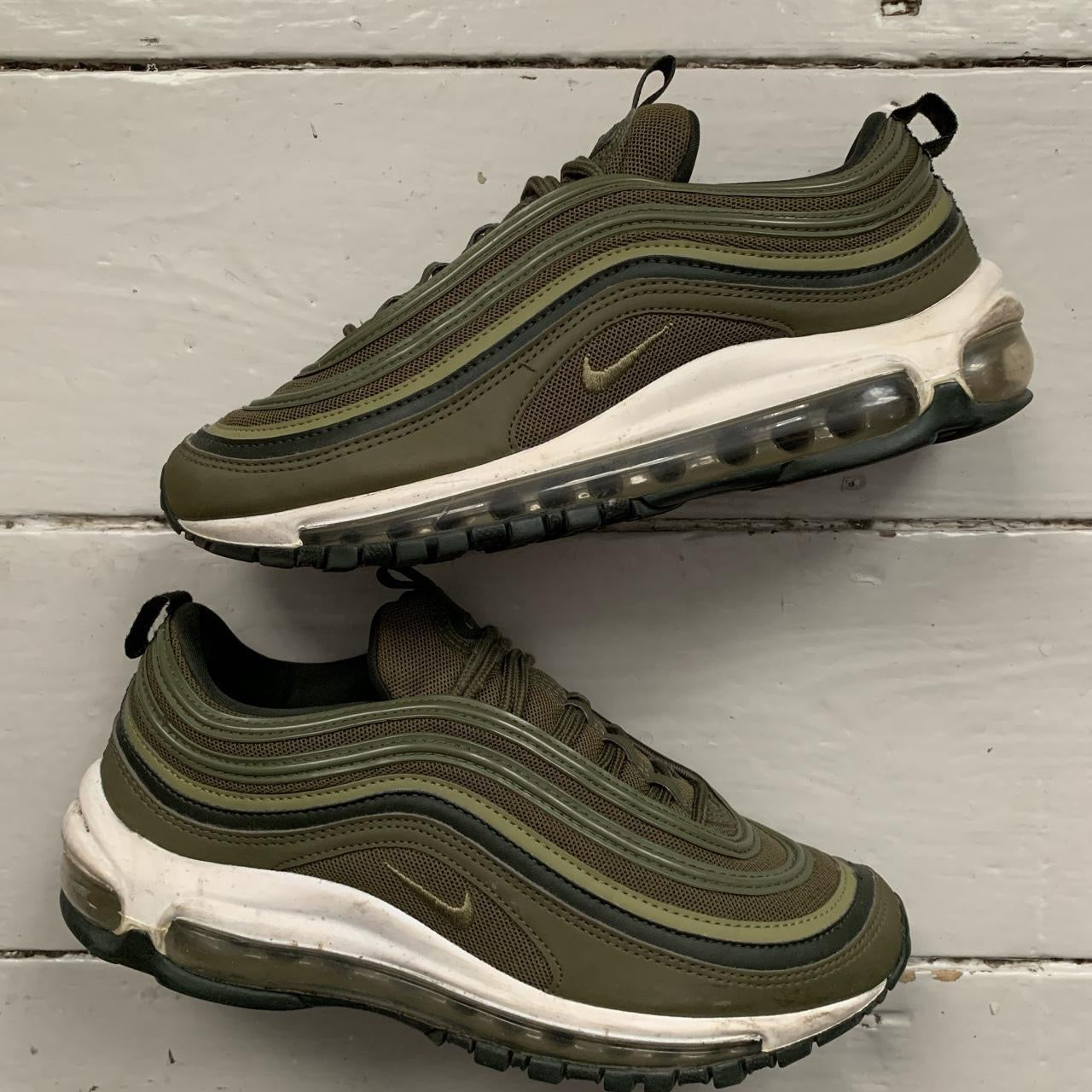 Nike Air Max 97 Khaki Green (UK 5.5)