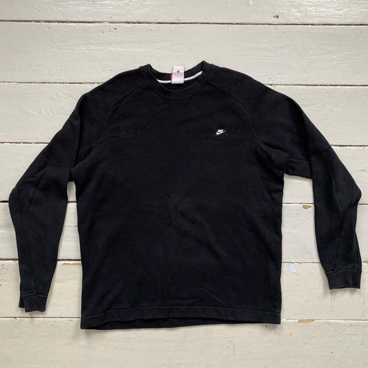 Nike Box Swoosh Black Jumper (Large)