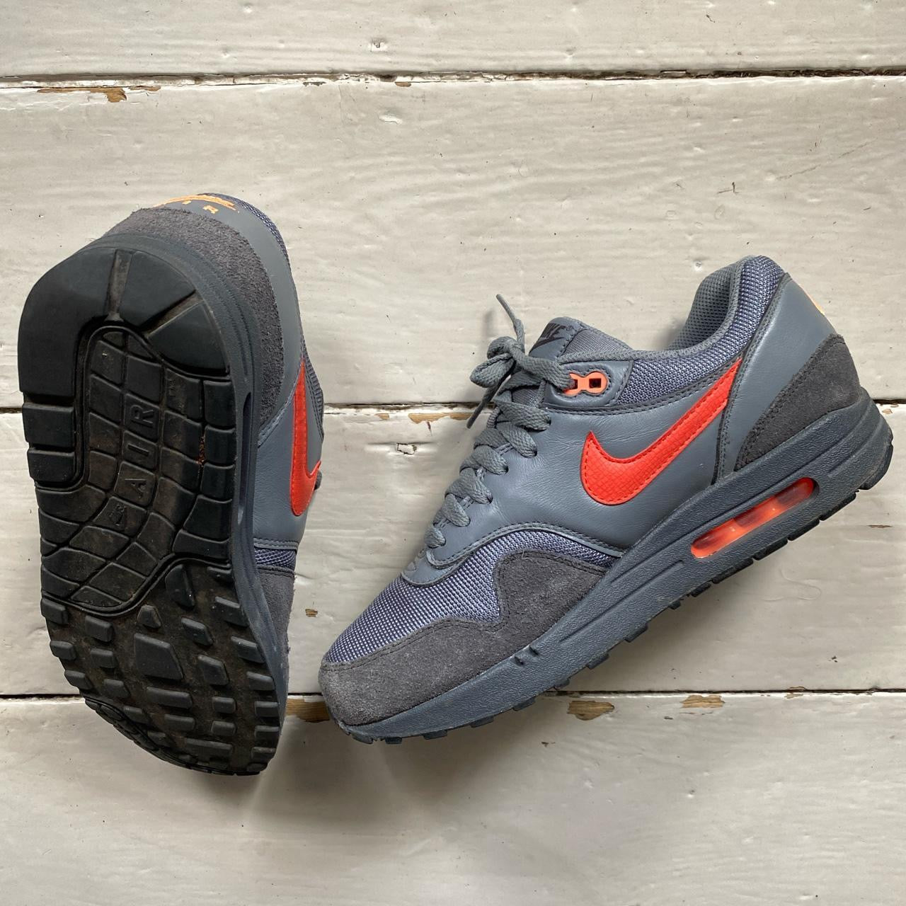 Nike Air Max 1 Anthracite Orange (UK 8)