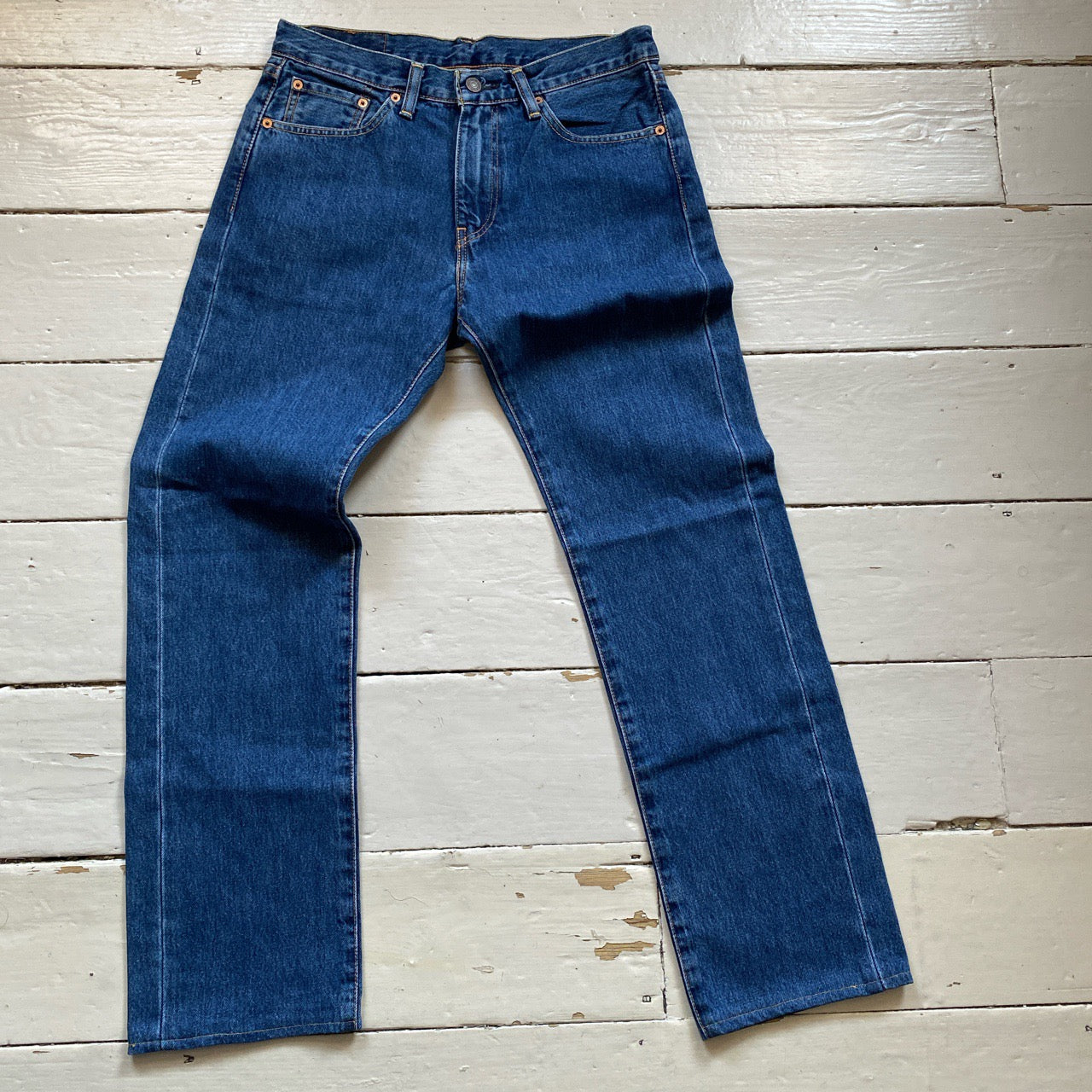 Levis 505 Navy Jeans (30/29)