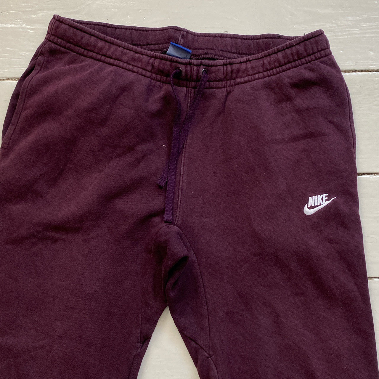 Nike Swoosh Burgundy Joggers (Large)