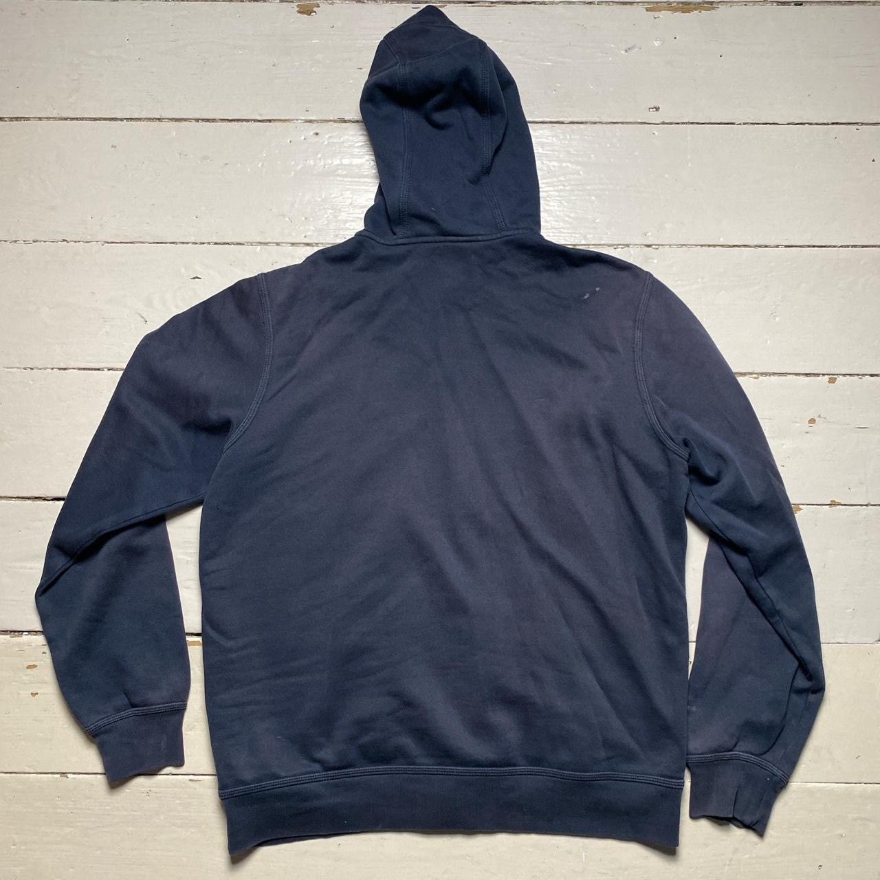 Nike Swoosh Navy Hoodie (Large)