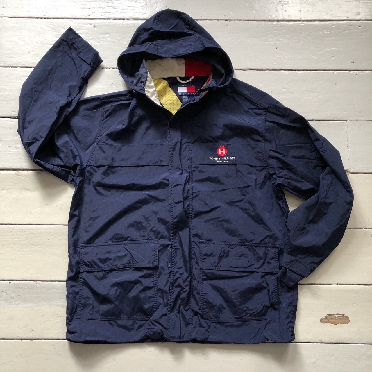 Tommy Hilfiger Navy Windbreaker (Large)