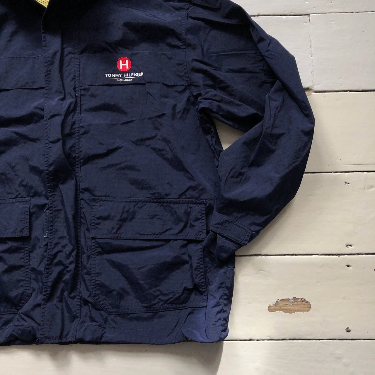 Tommy Hilfiger Navy Windbreaker (Large)
