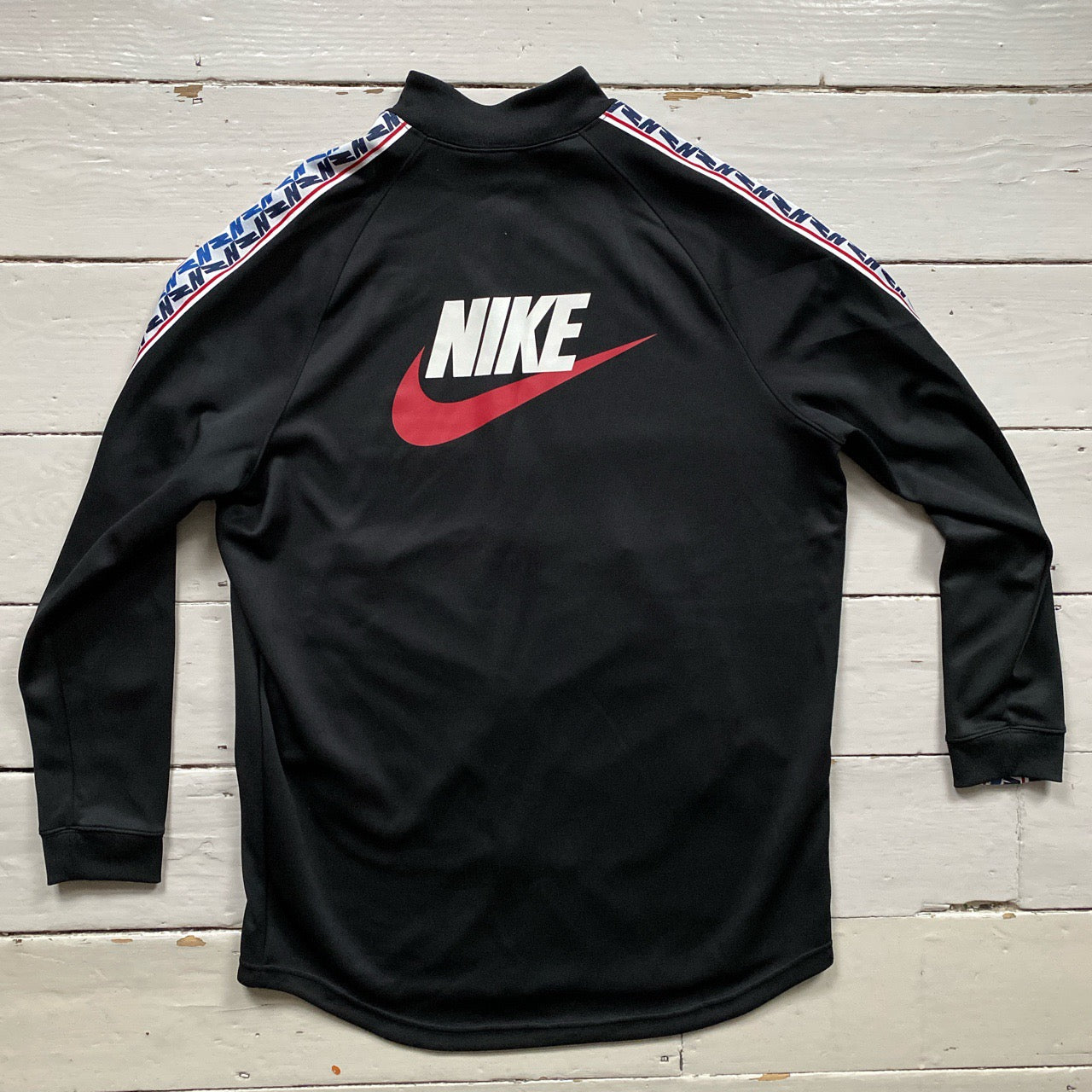 Nike Tape Repeat Logo Swoosh Jacket (Large)