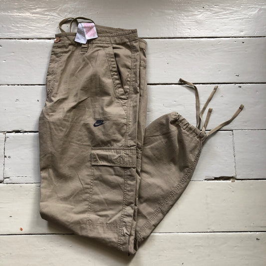 Nike Vintage Khaki Cargo Trousers (XL)