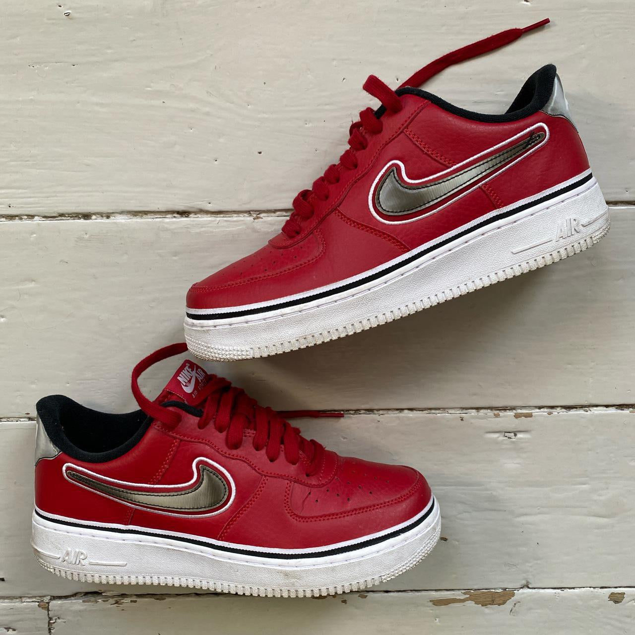 Nike Air Force 1 Red NBA (UK 9)