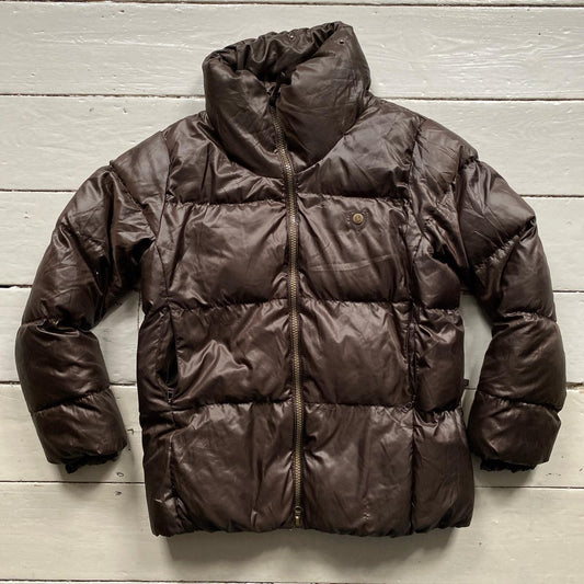 Ralph Lauren Brown Puffer Jacket (Large)