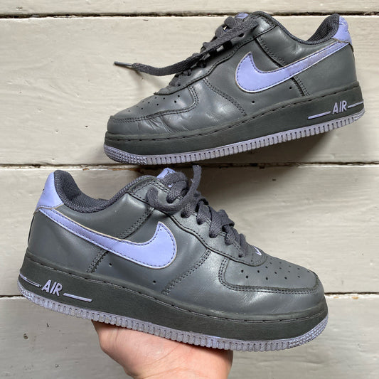 Nike Air Force 1 Vintage Grey and Blue (UK 4)