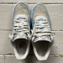 Nike Air Force 1 Light Blue and Grey (UK 9)