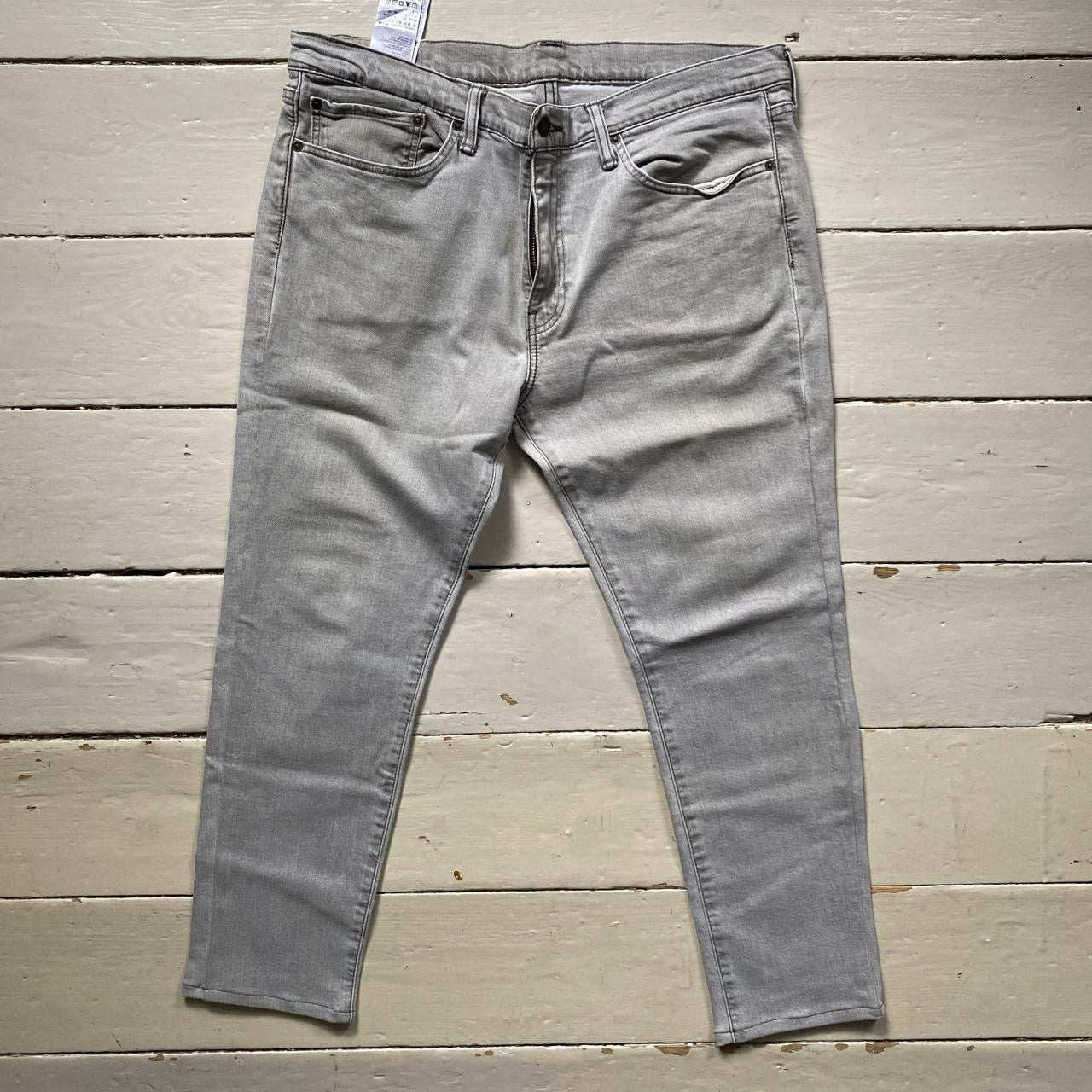 Levis 514 Light Grey Jeans (36/28)