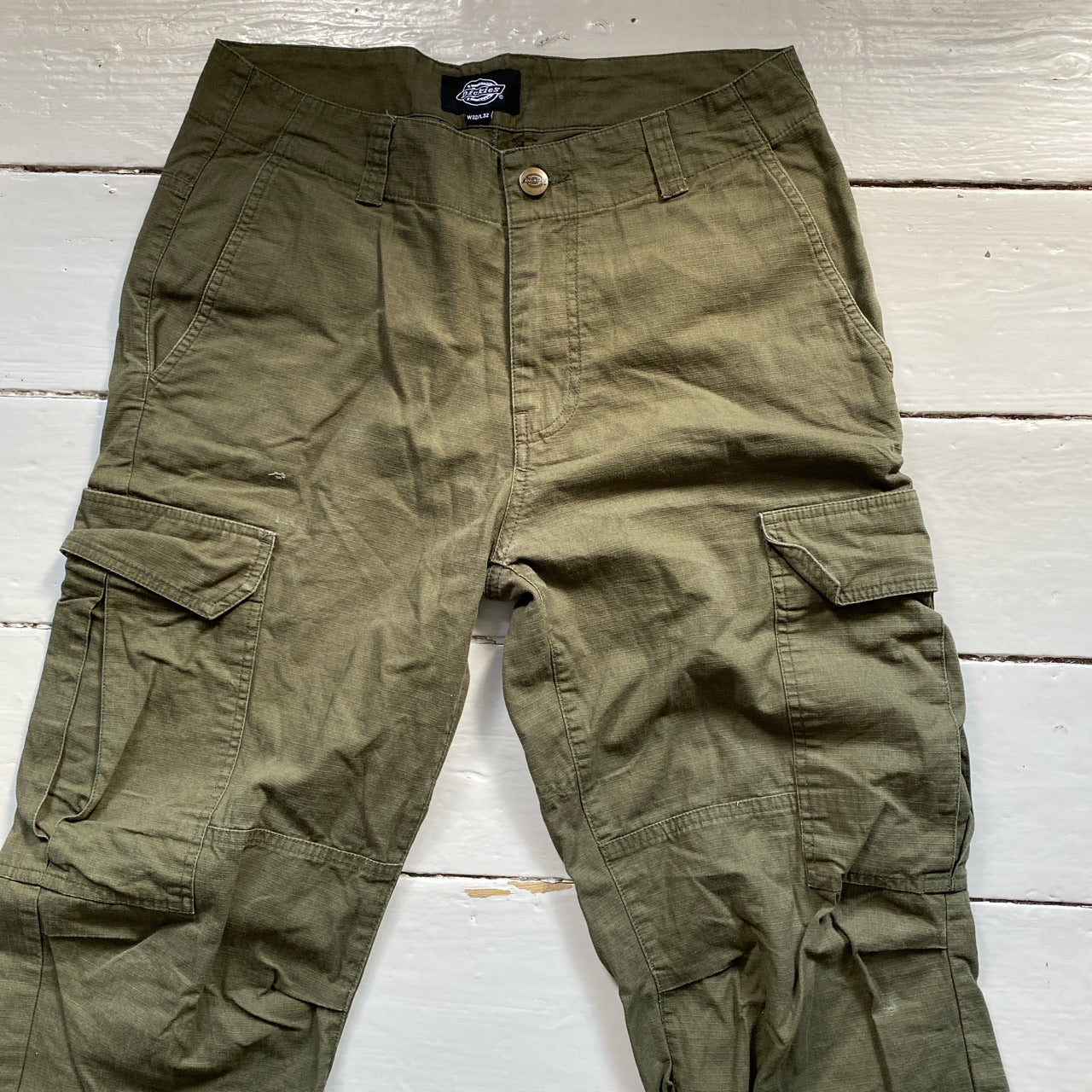 Dickies Cargo Olive Green Trousers (32/32)