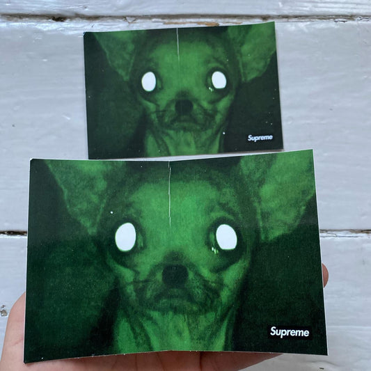 Supreme Rubber Johnny Dog Sticker