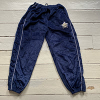 Raw Blue Velour Vintage 90’s Joggers (Large)