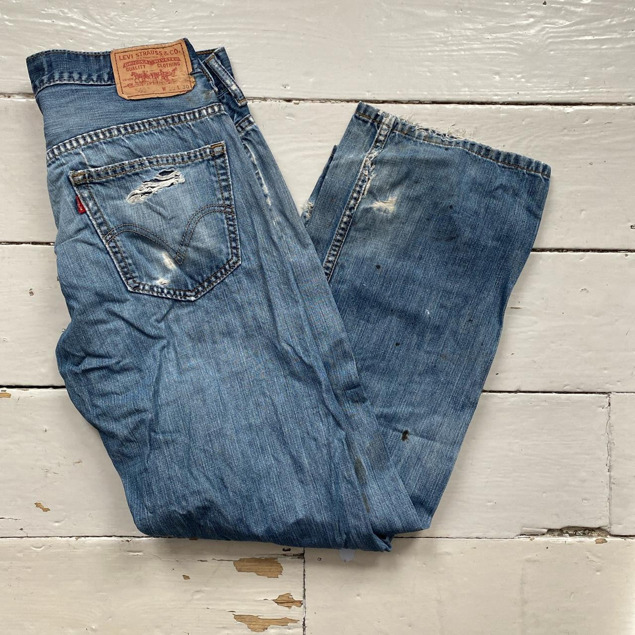 Levis 569 Light Blue Jeans (30/30)