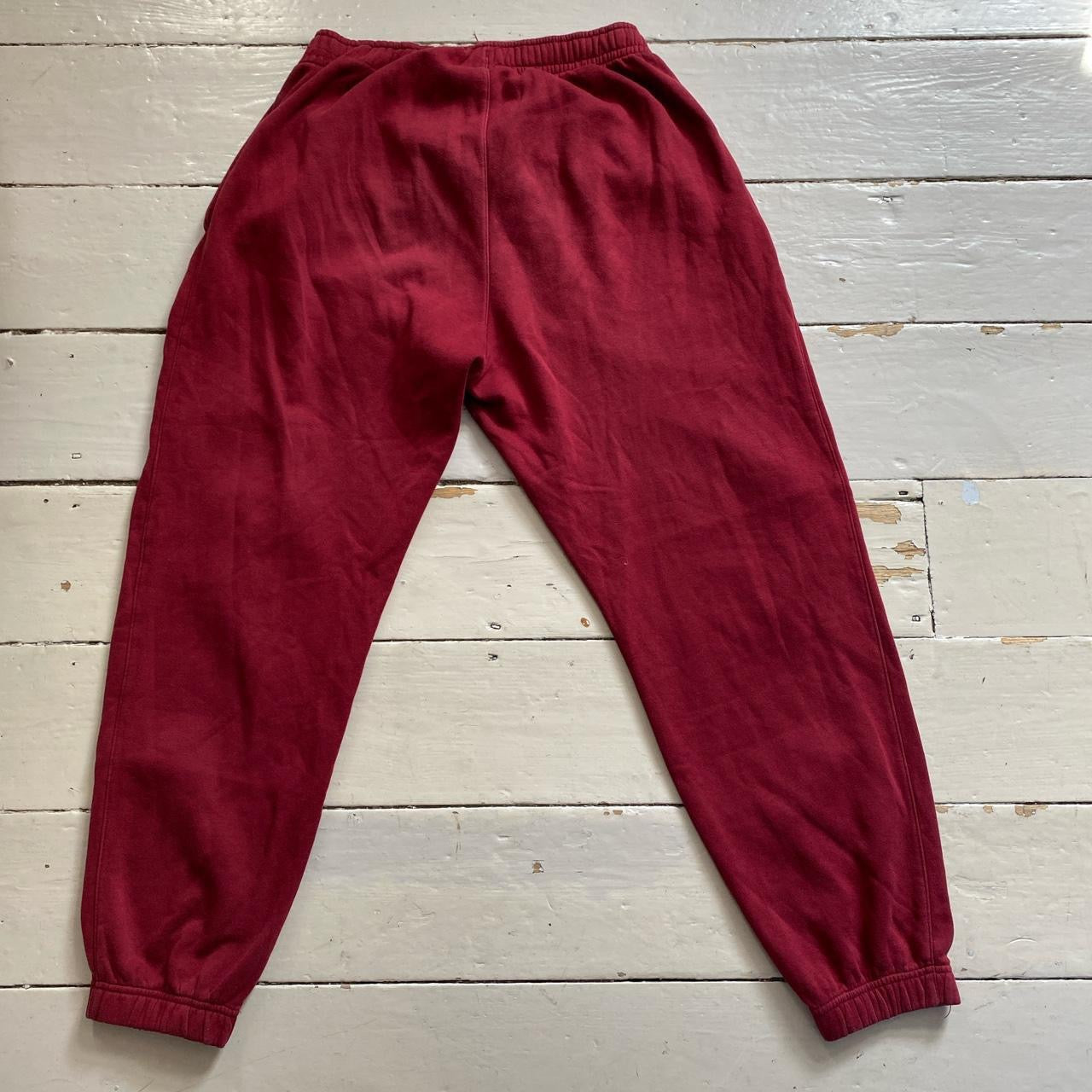 Nike Club Swoosh Red Joggers (Large)