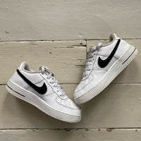 Nike Air Force 1 White and Black (UK 5)
