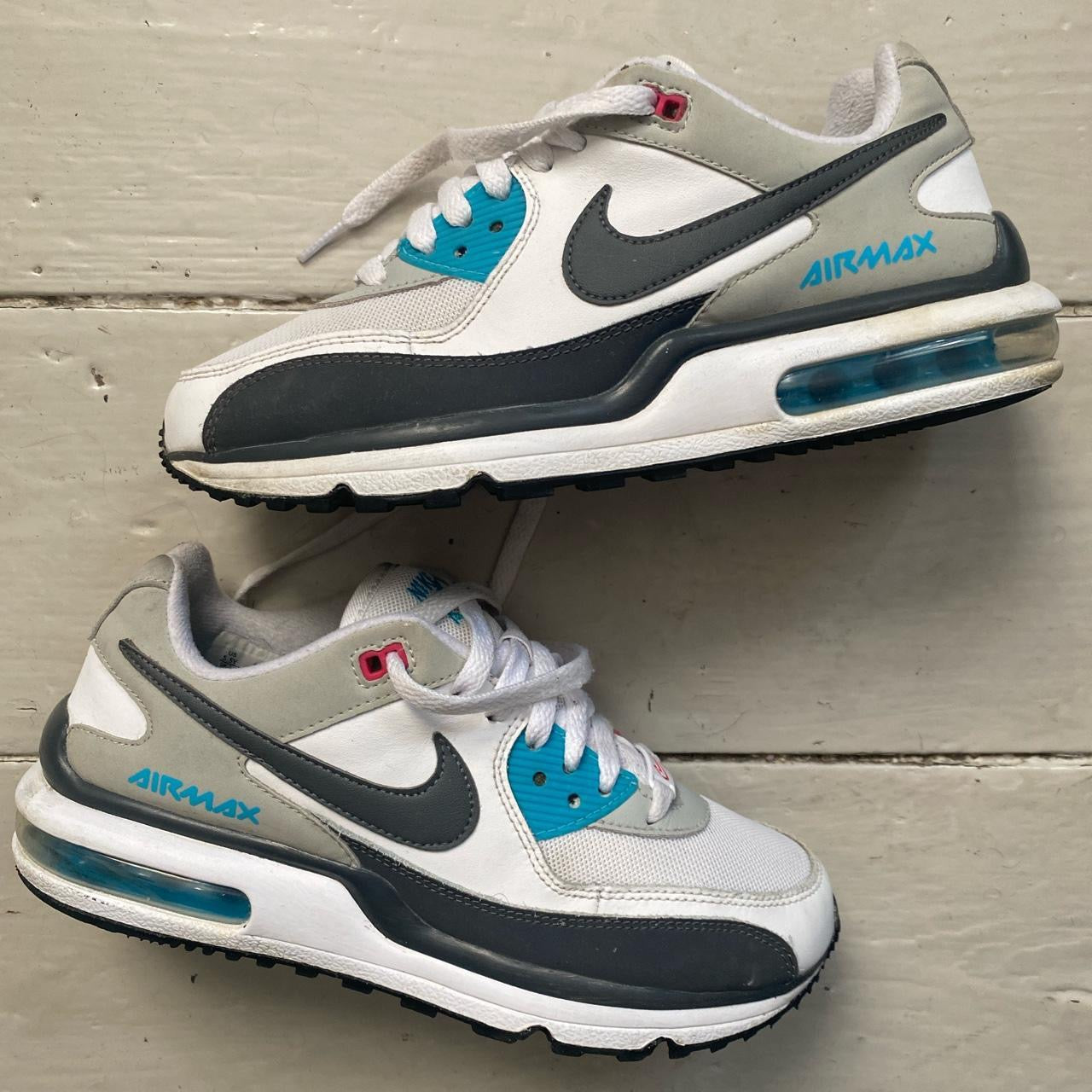 Nike Air Max LTD White Blue Pink (UK 5)