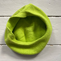 Stussy Lime Green Beret