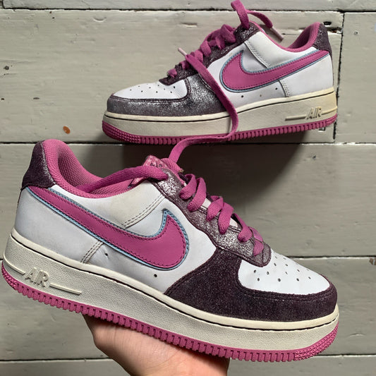 Nike Air Force 1 Vintage Pink and White 2006 (UK 5)