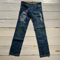 Ed Hardy Womens Tattoo Diamante Jeans (28/31)