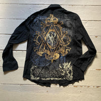 Eighty Eight Black Grunge Shirt (Medium)