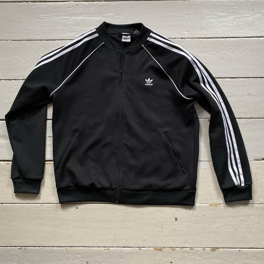 Adidas SST Black Jacket (Medium)